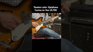 Taxman solo Beatles Vox Ul730 [upl. by Aitital]