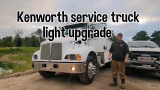 Upgrading the lights on the Kenworth T300 Service Truck [upl. by Cumine]