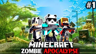 ZOMBIE APOCALYPSE Minecraft Movie  Ep1 [upl. by Krahmer]