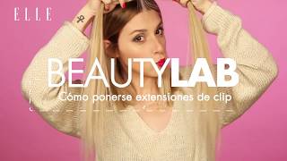 BeautyLAB Cómo ponerte extensiones de clip  Elle España [upl. by Phenice]