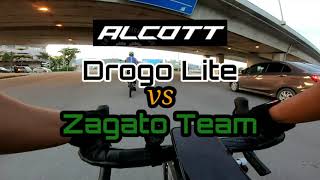 Alcott Drogo Lite vs Zagato Team Ride Santai [upl. by Llevra]