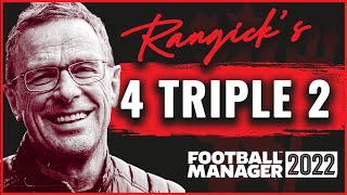 FM22 RALF RANGICKS 4222 TACTIC WITH PRESSING TRIGGER INSTRUCTIONS  FOOTBALL MANAGER 2022 [upl. by Beisel]