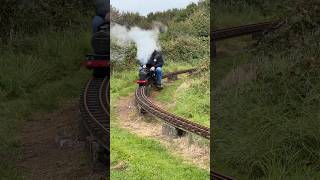 Miniature Train runs out of Steam 🚂💨 miniaturerailway modelengineering modelengineer [upl. by Oralla183]