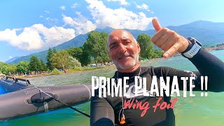 WING FOIL  LE MIE PRIME PLANATE🏄‍♂️🤙🤙 [upl. by Donetta]