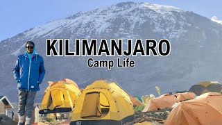 Mt Kilimanjaro Camp Life Day in the life of a climber Tent Life Machame Gate [upl. by Ennaj]