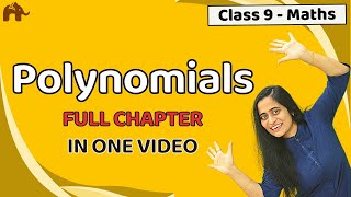 Polynomials class 9 NCERT  Chapter 2 One Shot  CBSE [upl. by Gael]