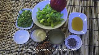 Waldorf Salad Recipe  Classic Waldorf Salad  How to Make Waldorf Salad Youtube [upl. by Spindell882]