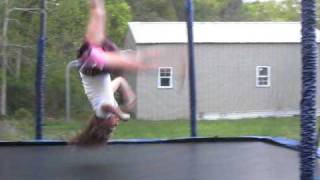 SARAH KATHRYN TRAMPOLINE SKILLS [upl. by Jessamyn]