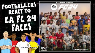 EA SPORTS FC 24  footballers react EA FC Trailer [upl. by Znerol746]