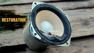 Restoration of abandoned Speaker restoration tools sonyspeakers [upl. by Lehacim]