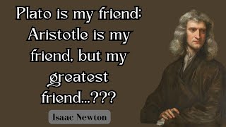 Inspiring quotes by Isaac Newton Isaac Newton Famous Quotes By The Real Quotes [upl. by Arrak]