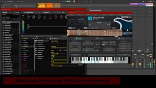 Musiclab Realstrat 5 Basic Strumming [upl. by Dlanger687]