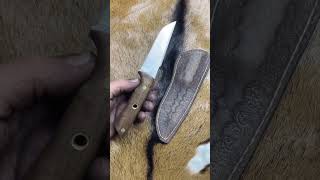 edc handmade blacksmith metalwork diy workshop wood knifelove outdoors camping bushcraft [upl. by Attenal]