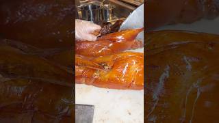 Peking Duck Cutting pekingduck chinesestreetfoods shorts [upl. by Stearne]