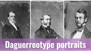 1839 Daguerreotype Portraits  The Revolutionary and Widespread Photographic Technique [upl. by Alletniuq90]