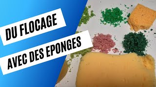 Du flocage avec des éponges [upl. by Ylellan]