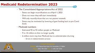 Medicaid Redetermination 2023 [upl. by Ro]