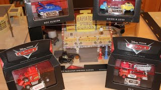 Mattel Disney Cars Mega Precision Series Unboxing  Lizzies Curio Shop Doc Red Mack LuigiGuido [upl. by Schechter334]