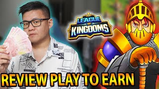 REVIEW GAME NFT PENGHASIL UANG CRYPTO MIRIP COC  LEAGUE OF KINGDOMS [upl. by Nolyar]