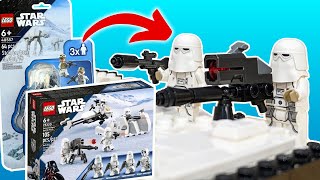 I made the Battle of Hoth from These 2 LEGO Star Wars Sets [upl. by Hare]