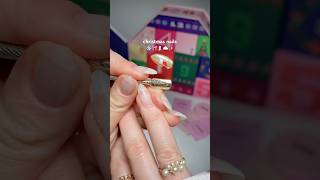 asmr christmas nails 🌨️🎀 nails christmas nailart [upl. by Iloj]