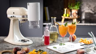 Bellini Shave Ice med isbarberingsvedhæftningen  Opskrift  KitchenAid [upl. by Kowalski196]