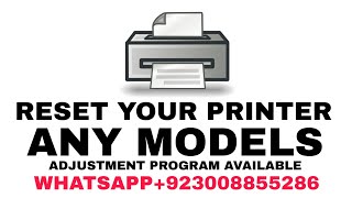 All printers Resetter Adjustment Programs Available With Contact Me On WhatsApp 923008855286 Rest [upl. by Lennahs]