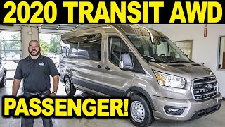 2020 Ford Transit Passenger Van AWD  Exterior amp Interior REVIEW [upl. by Tilla99]