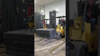 20000 lbs Cat Forklift load test [upl. by Cherice]