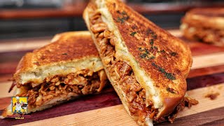 BBQ Chicken Grilled Cheese Sandwich [upl. by Lehcin324]