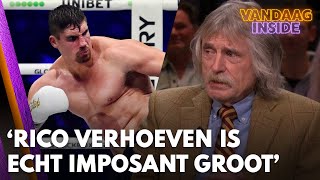 Johan lovend over Rico Verhoeven Hij is echt imposant groot  VANDAAG INSIDE [upl. by Cyn]