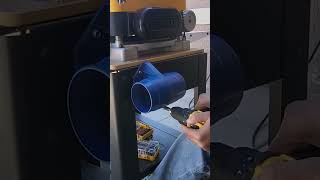 Dewalt 735 Planer Dust Collection Upgrade shorts [upl. by Assenahs]