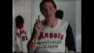 Short 1988 Gillette Ad with Wally Joyner of California Angels [upl. by Niuqaoj]