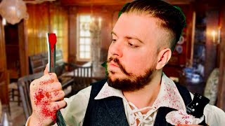 The Closest Shave You’ll Ever Have  ASMR Barber Sweeney Todd RP [upl. by Olenolin]