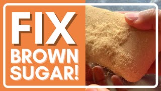 Fix Hard Brown Sugar No Microwave shorts [upl. by Sonnnie]