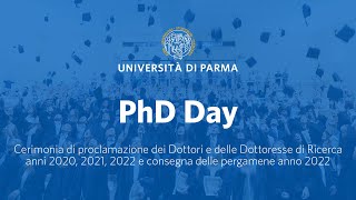 PhD Day  Auditorium Polifunzionale 31052022 [upl. by Temple]