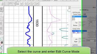 Neuralog Software Tips amp Tricks LAS Curve Edit [upl. by Claus]