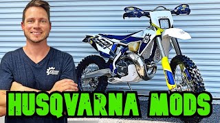 Husqvarna TE300i Mod Overview  QUICK and to the Point [upl. by Anthea10]