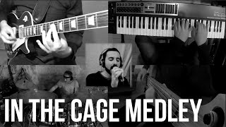 GENESIS  In The Cage Medley full band split screen cover Performed by SCHIZOID MEN [upl. by Steffi]