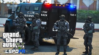 Ghost Swat Patrol  Hostage Rescue  GTA 5 LSPDFR Police Mod [upl. by Htedirem593]