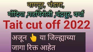 shikshak Bharti 2022  Nagpur विभागातील सर्व जिल्ह्याचेcast नुसार Cutoff pavitraportalbharti tait [upl. by Danais]