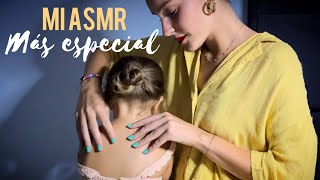 ASMR MASAJE REAL🩷 Mimos y atención personal en persona se queda dormida 😴 [upl. by Auqeenwahs366]