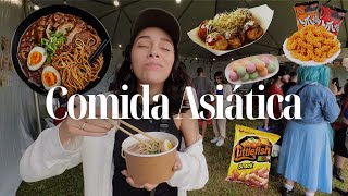 Provando comidas asiáticas no Hana Matsuri Festival das Flores  VLOG [upl. by Purcell]