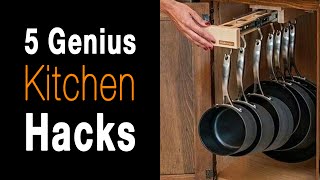 5 Kitchen Storage Solutions That Are Borderline Genius [upl. by Charity]