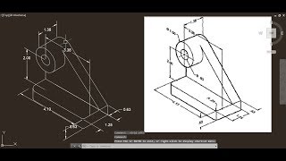 Autocad Isometric Drawing 22 [upl. by Coray814]