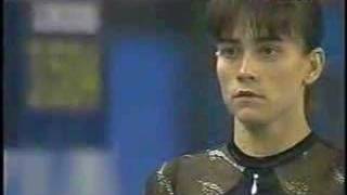 Oksana Chusovitina  2002 Worlds Finals  Vault 2 [upl. by Pyotr]