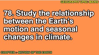 278 Earths Motion and Seasonal Climate Changes  Exploring the Connection [upl. by Stoddart]