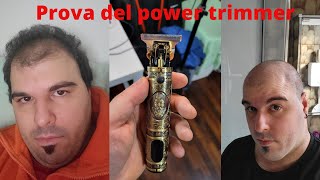 UNBOXING E PROVA DEL TAGLIACAPELLI POWER TRIMMER [upl. by Matty]