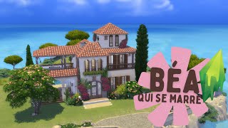 Tartosa Mediterranean House 🌊 THE SIMS 4  Stop Motion no CC [upl. by Arvo330]