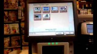 NCR Self Checkout with Takeaway Belt at King Kullen in Commack NY [upl. by Durstin253]